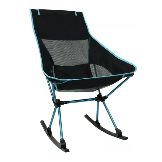 Camping Rocker Chair Black