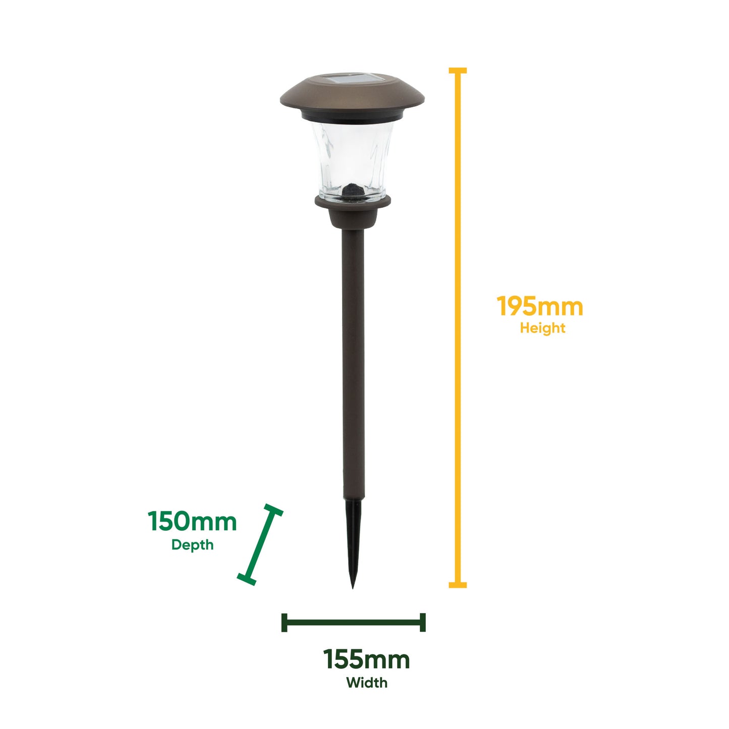 Solar Metal Pathway Stake Lights