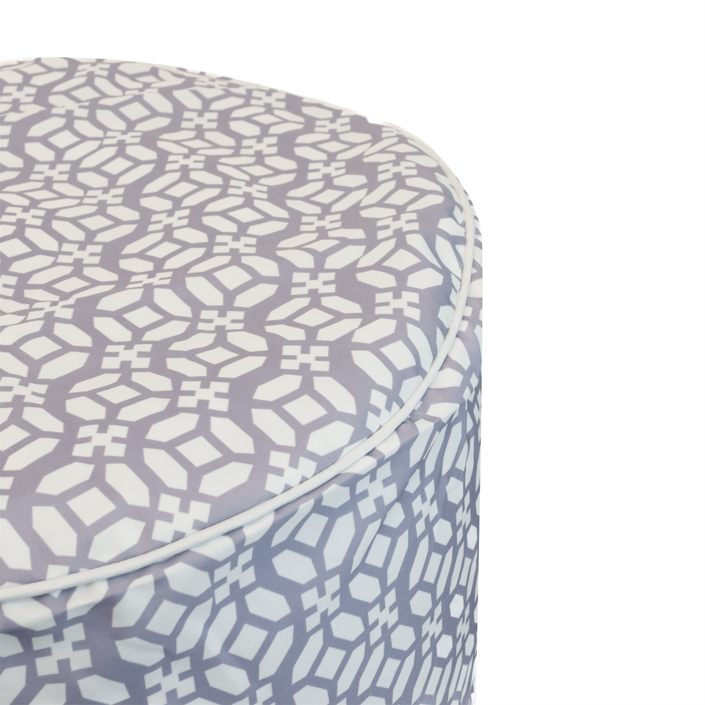 Outdoor Geo Pouf Ottoman