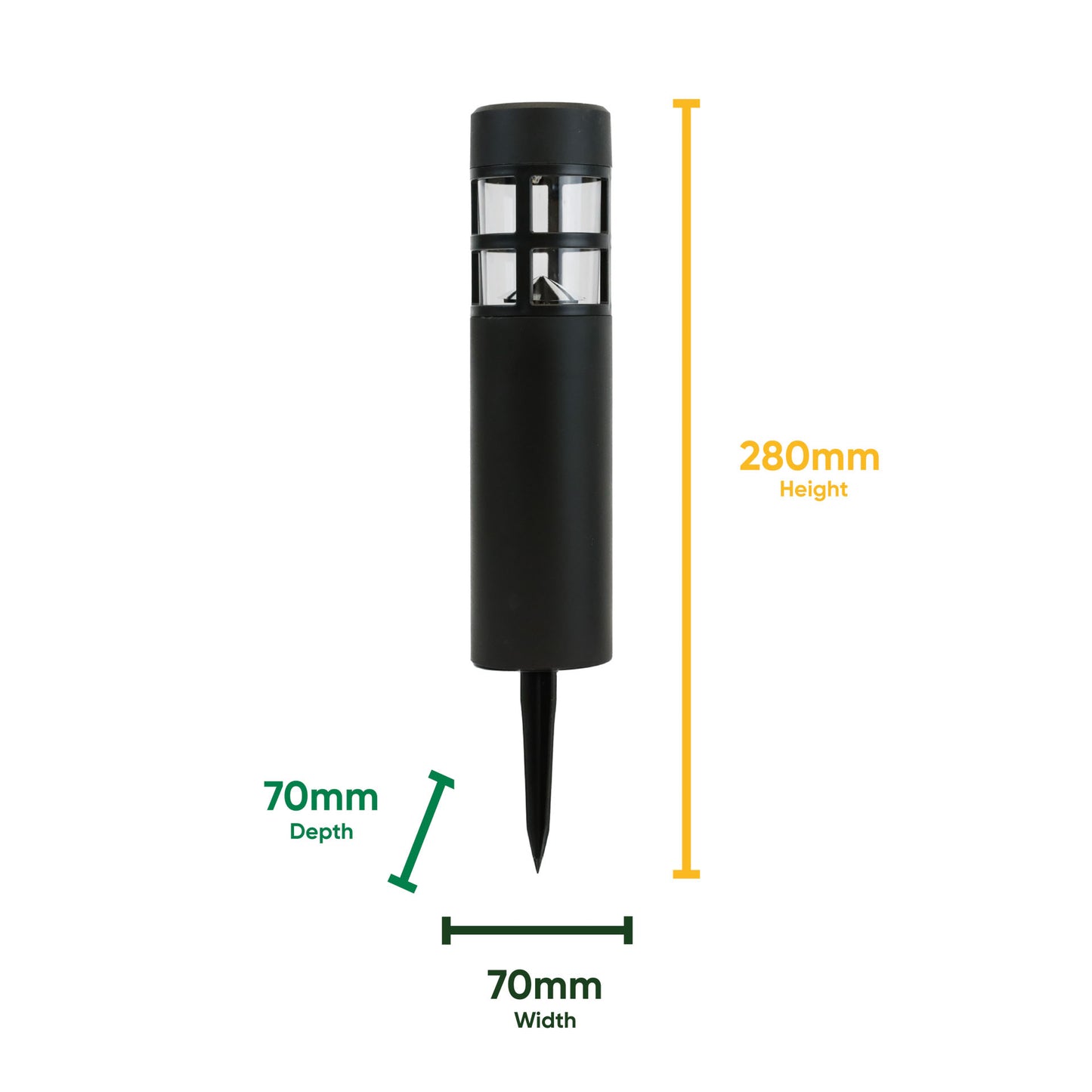 Solar Pillar Stake Lights