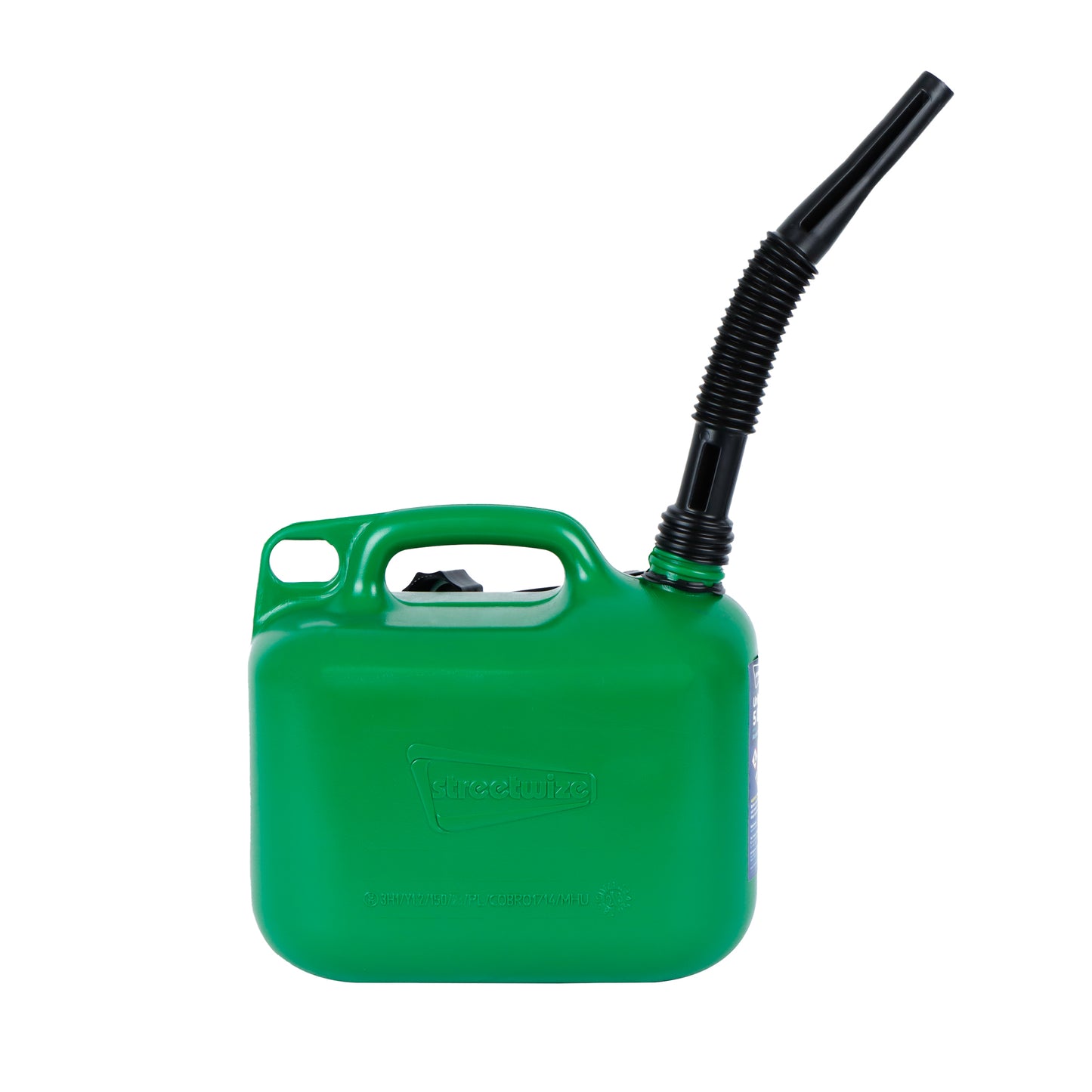 5L Fuel Can for Unleaded Petrol - Green