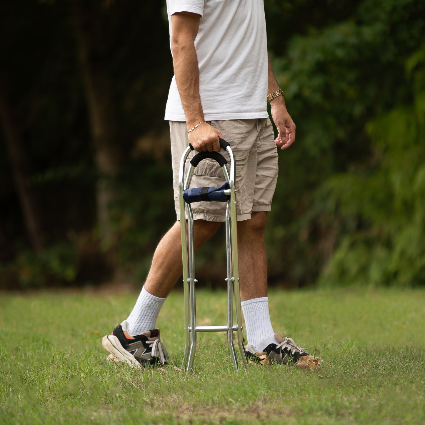 Walking Stick Chair - Blue