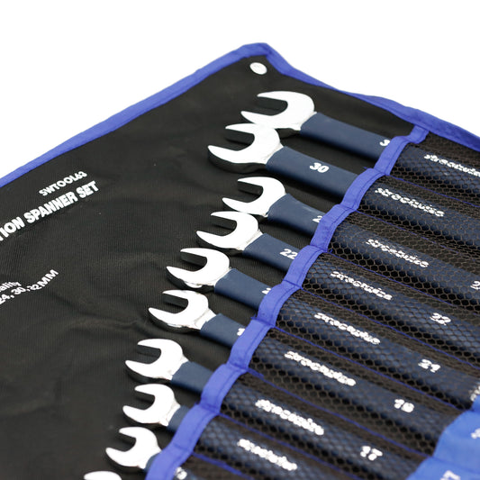 16 Piece Cushion Grip Combination Spanner Set