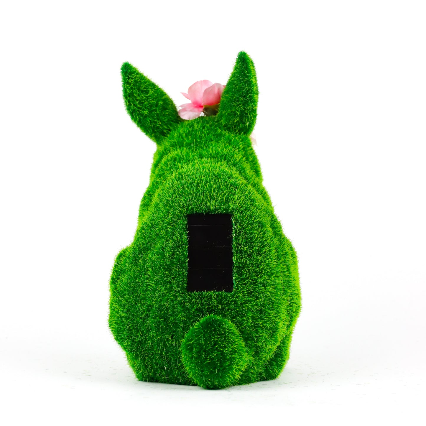 Solar Powered Standing Rabbit with Single Flower