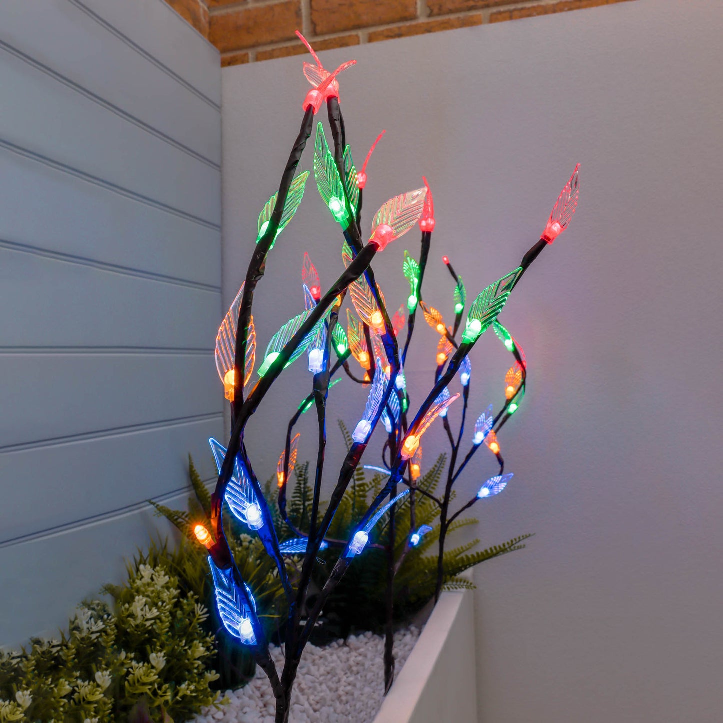 Multi-Coloured LED Solar Tree Lights