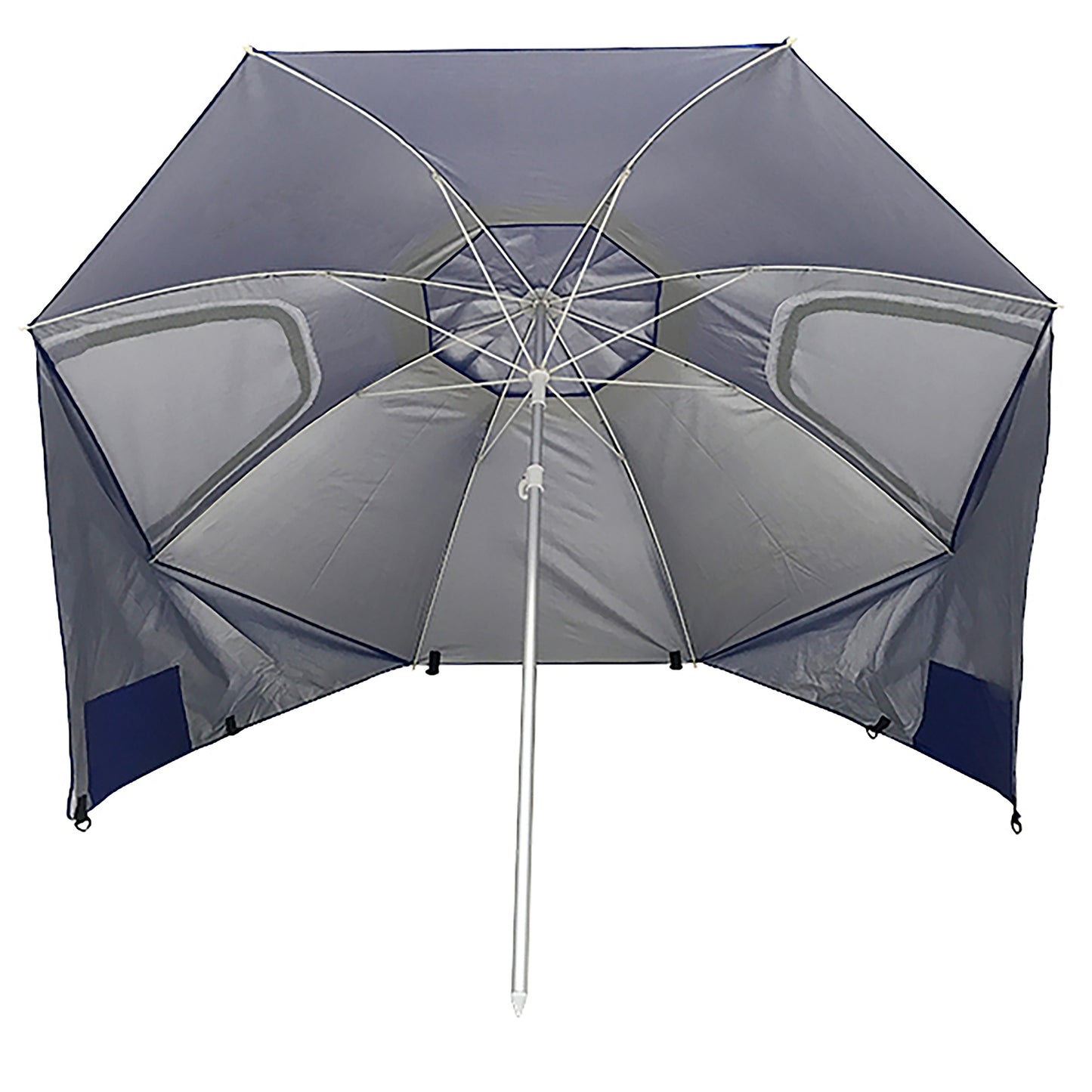 2-in-1 Wind Break & Parasol Umbrella