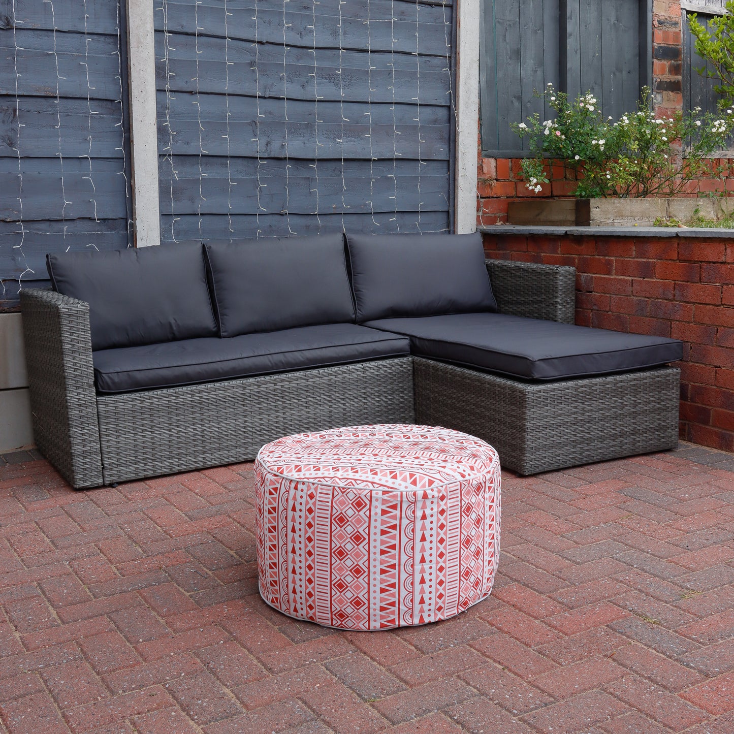 Outdoor Morocco Pouf Ottoman