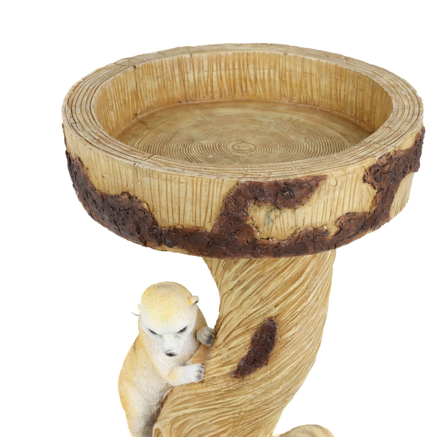 Solar Meerkat Bird Bath