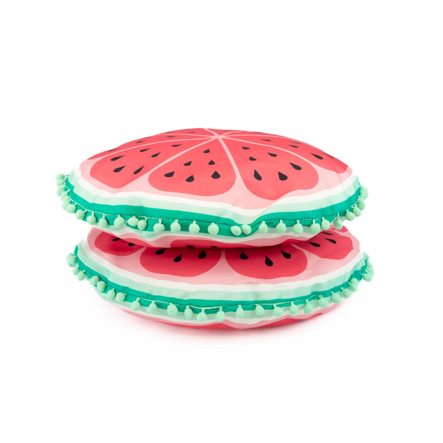 Outdoor Pair Of Scatter Cushions - Watermelon