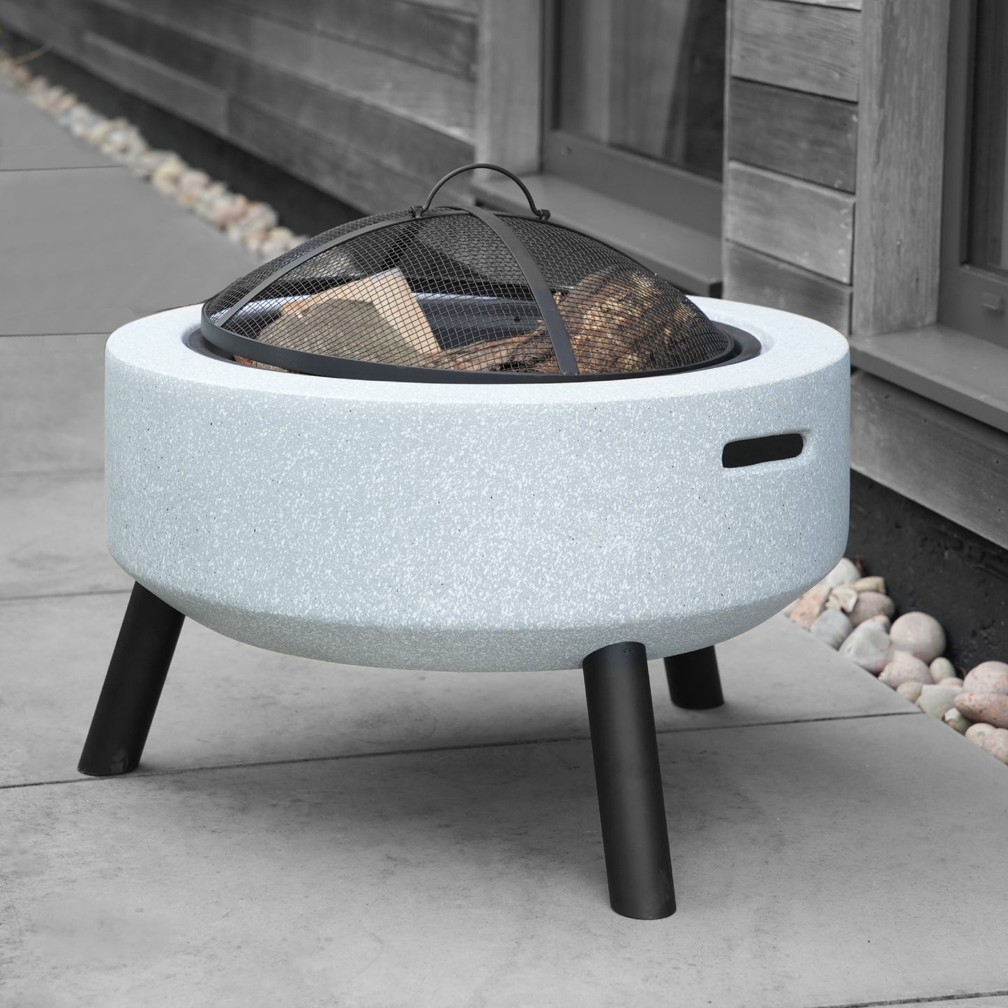 MGO Firepit, Table & BBQ