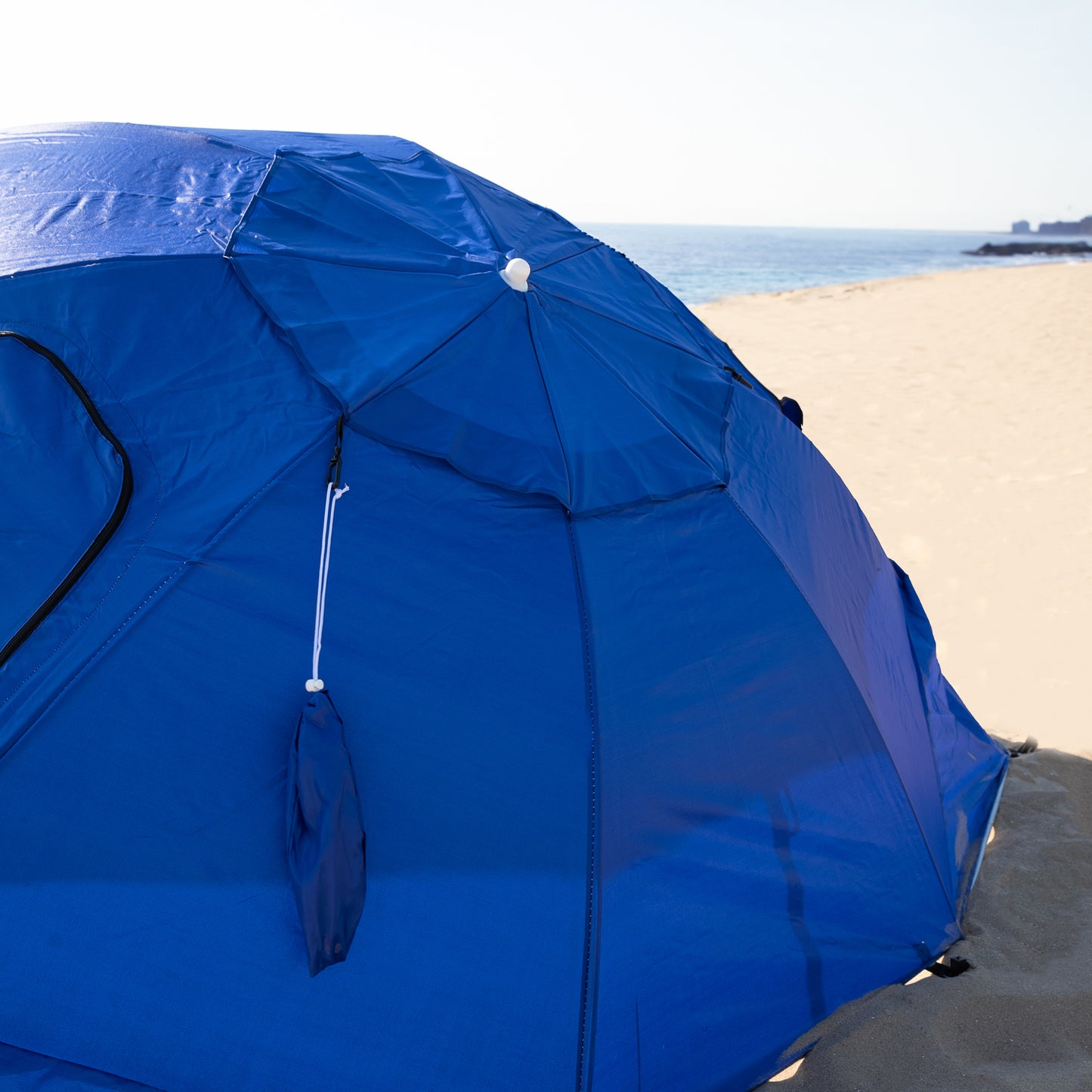 2-in-1 Wind Break & Parasol Umbrella