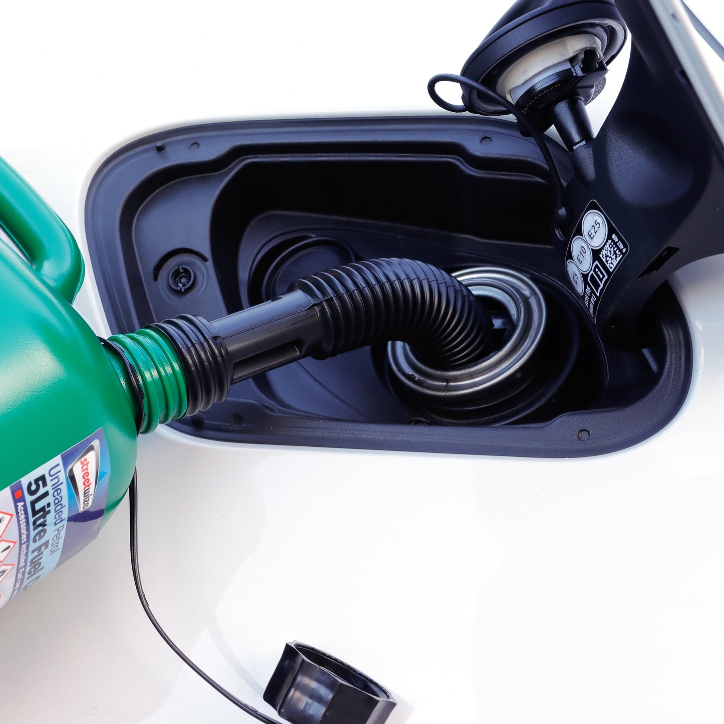 5L Fuel Can for Unleaded Petrol - Green