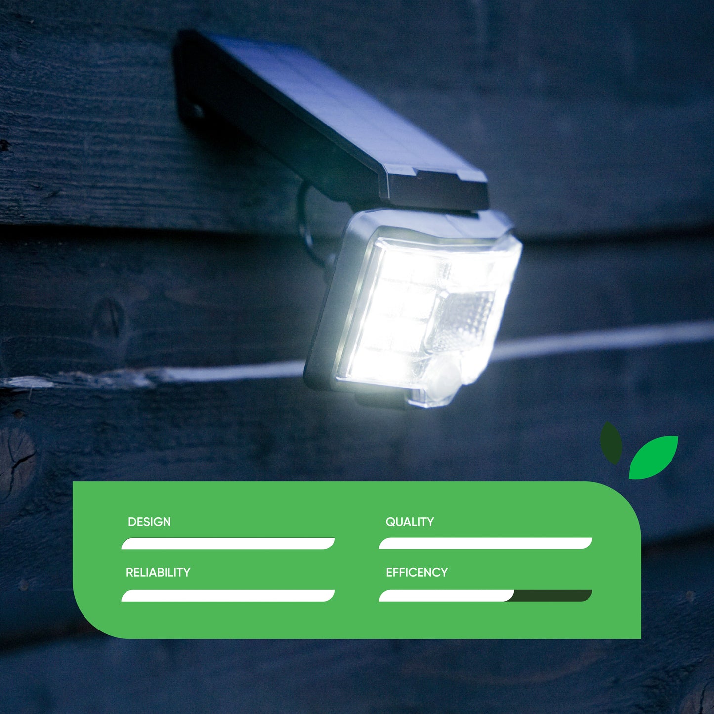 Solar-Powered Swivel Security Light