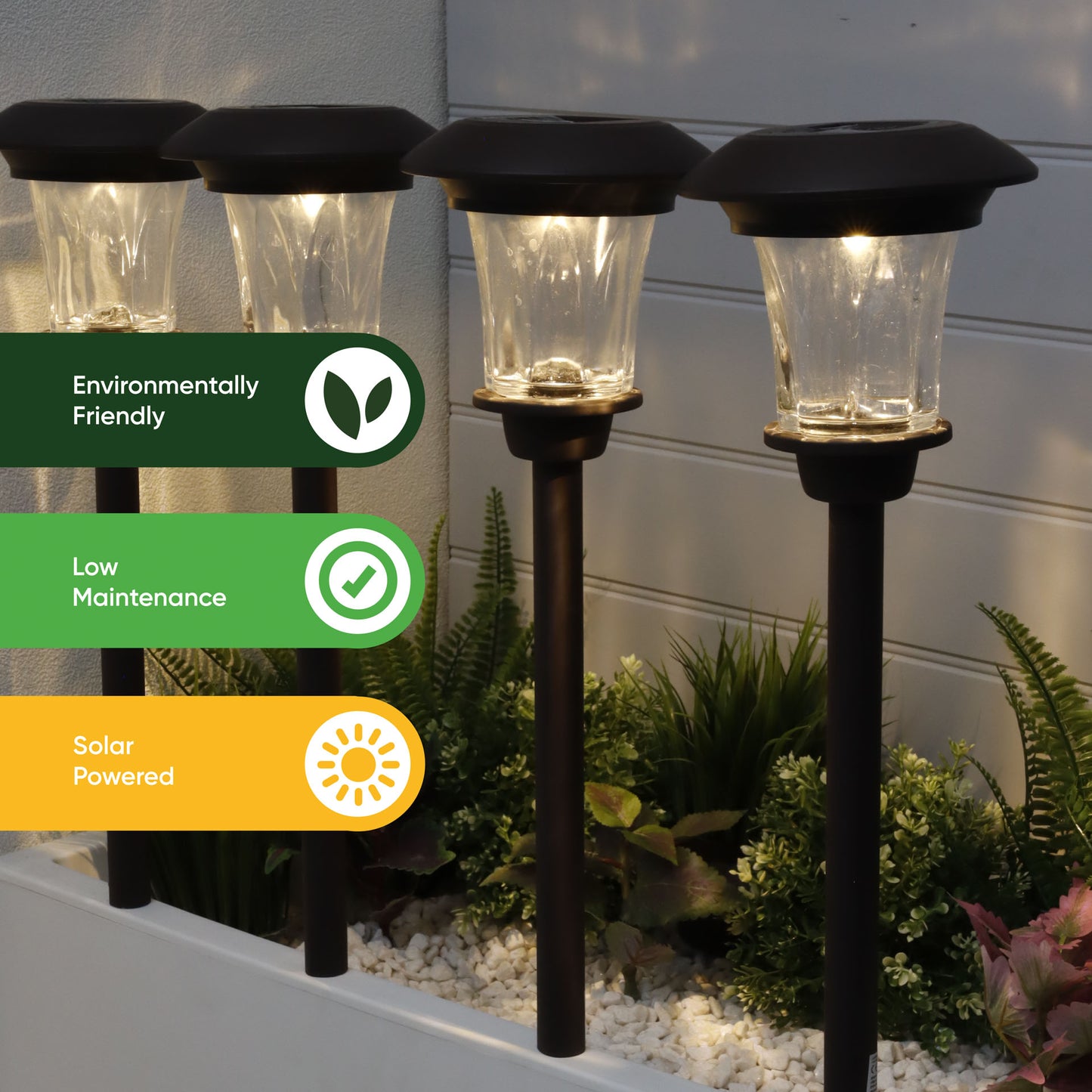 Solar Metal Pathway Stake Lights