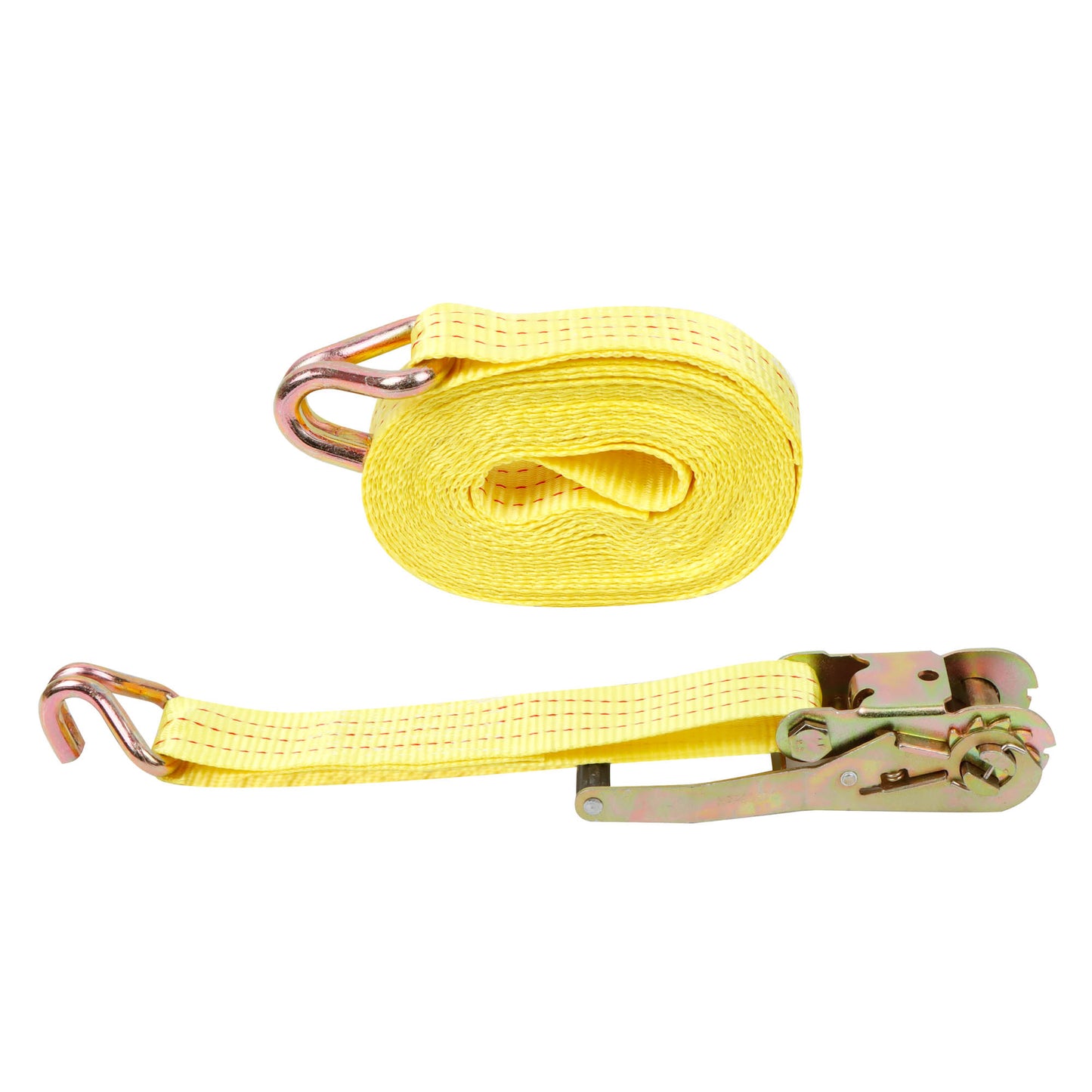 8m Heavy Duty Ratchet Tie Down with J Hooks