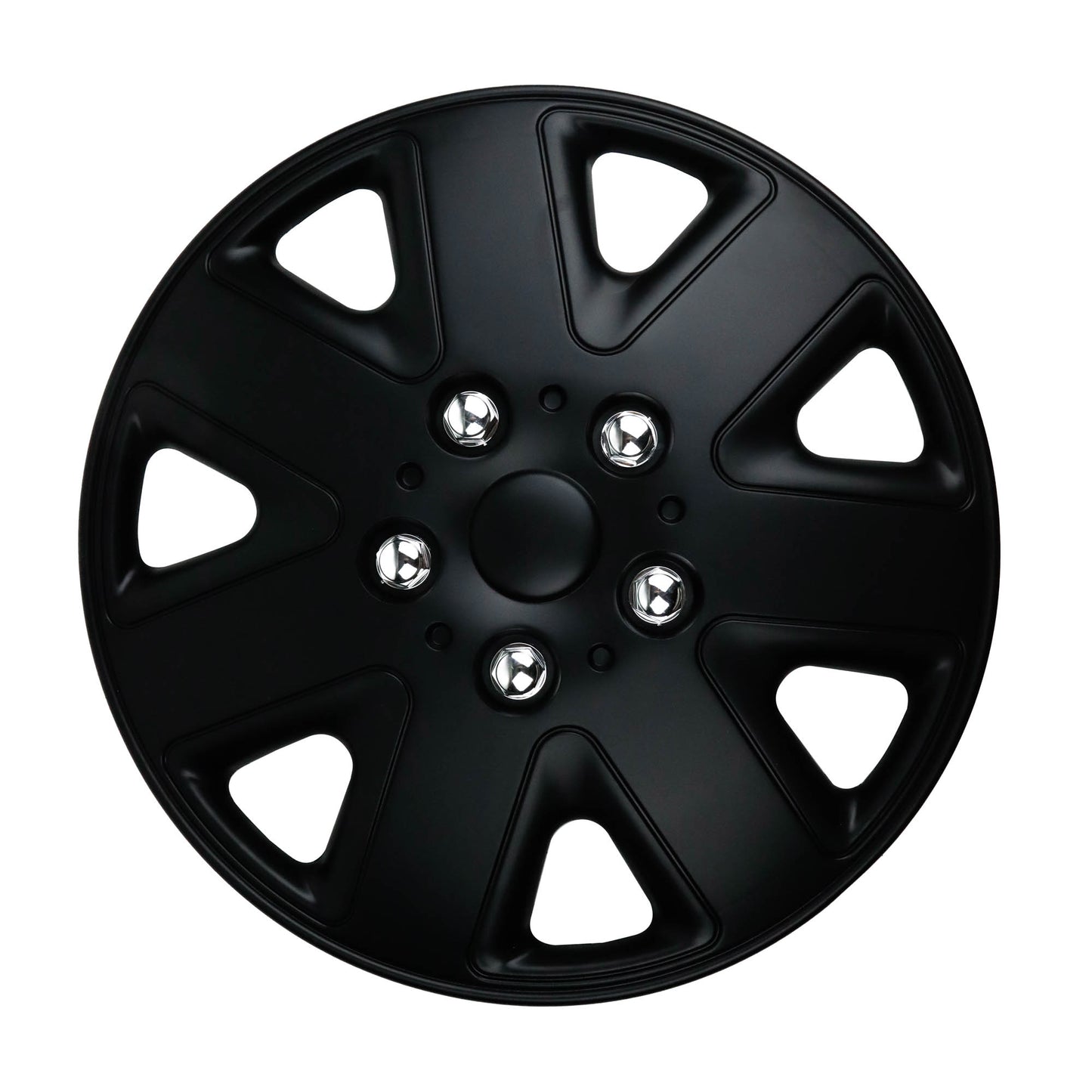 15” Tempest Matt Black Wheel Cover Set