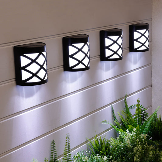 Solar Powered Deck Fence Wall Lights