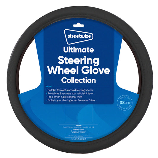 Ultimate Steering Wheel Glove - Black Sports Grip