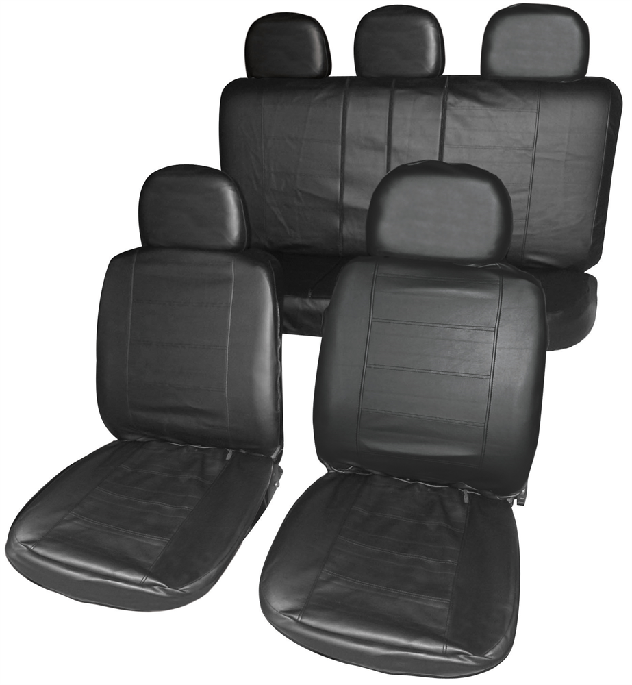 California Seat Cover Set - Black