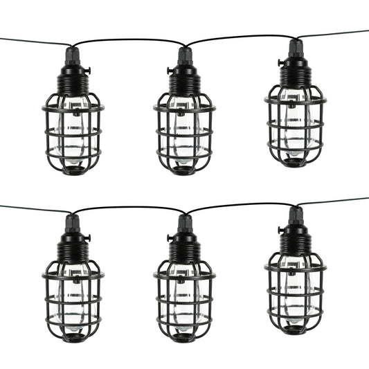 Timeless Caged Lantern String Lights