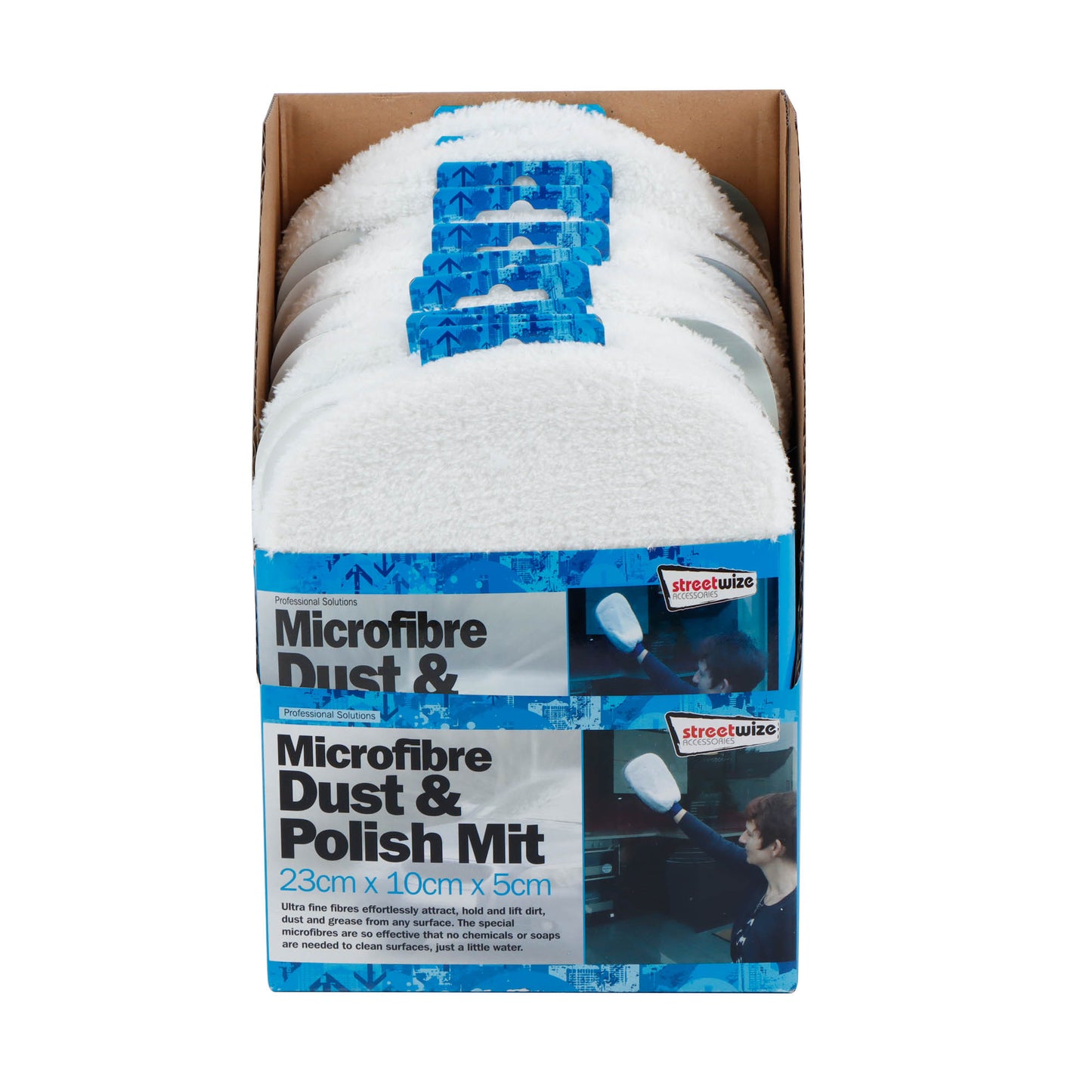 Microfibre Dust & Polish Mitt - Pack of 10