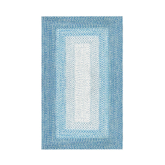 Jute-Style Indoor & Outdoor Rug - Ocean Blue