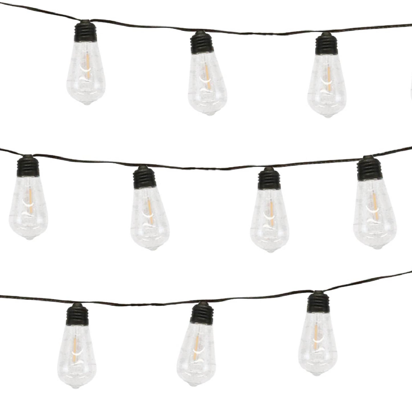 Solar Filament LEB Bulb String Lights