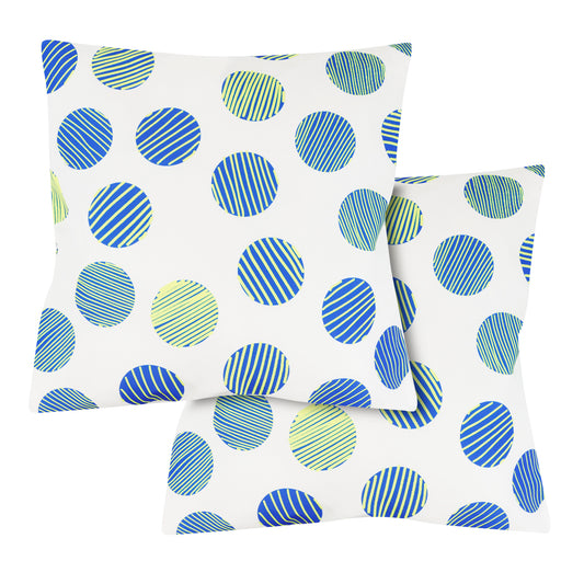 Pair of Polka Dot Scatter Cushions