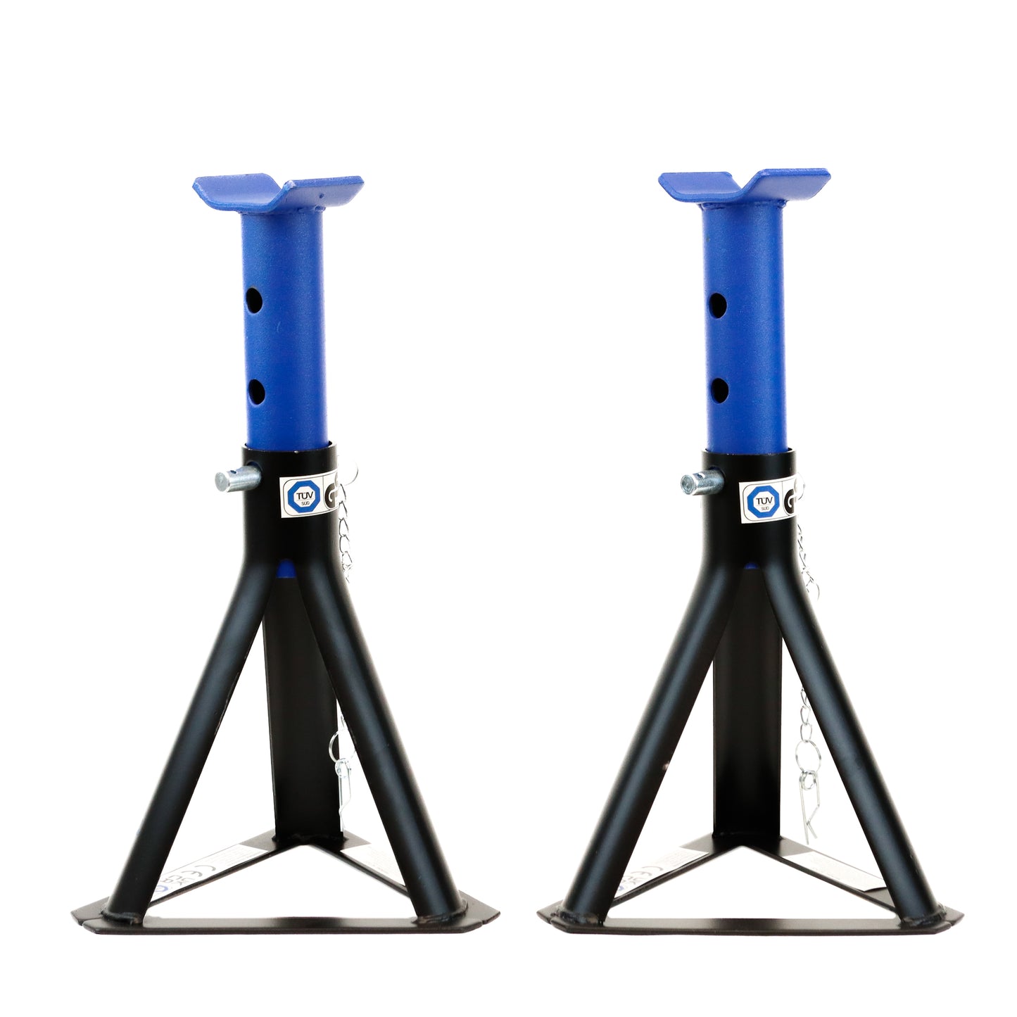 Pair 2 Tonne Fixed Base Axle Stands GS/TUV/CE