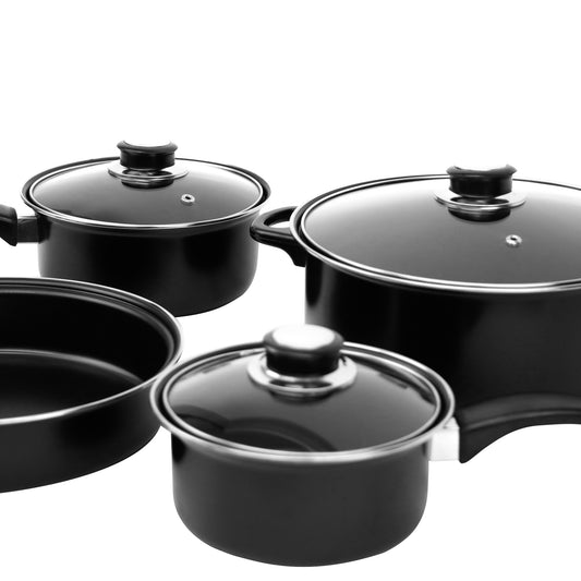 4 Pan (7 Piece) Cookware Set