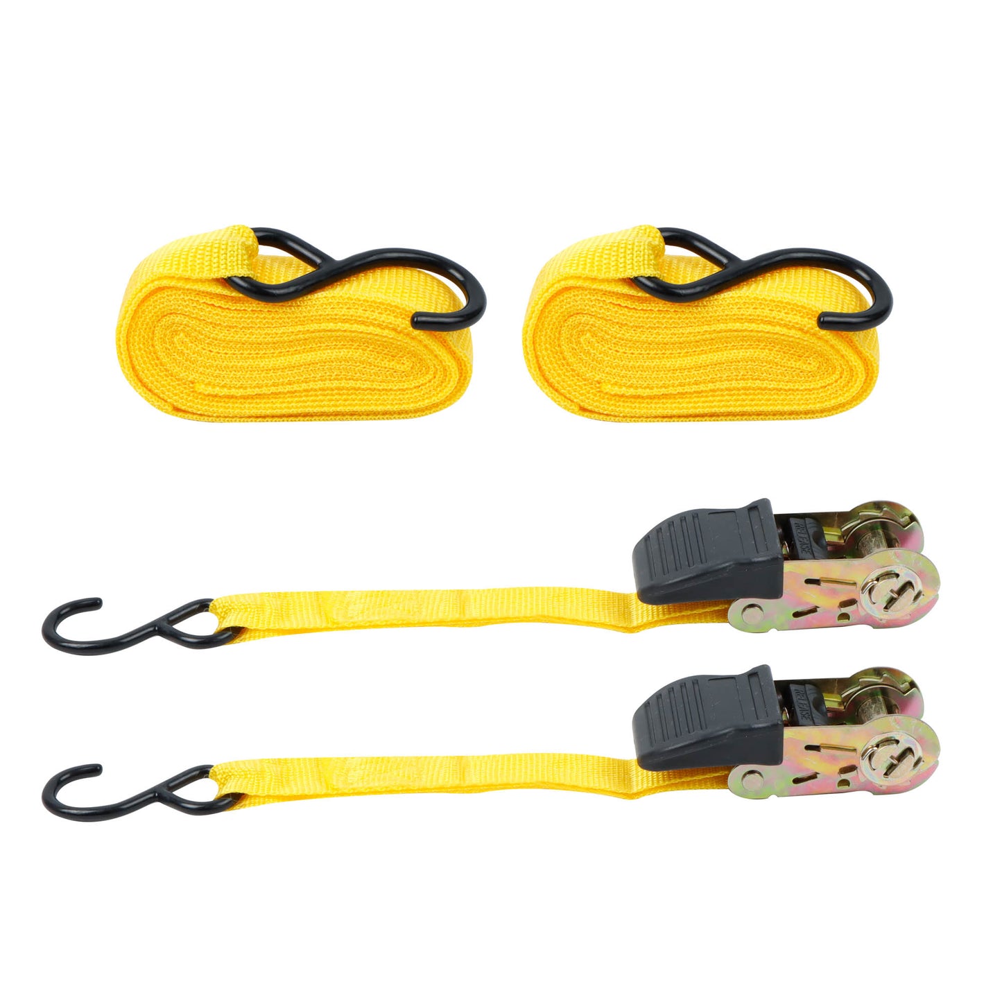 2 x 25mm-3.5m H/Duty Ratchet Tie Downs