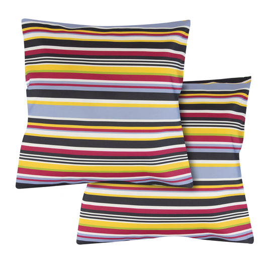 Outdoor Pair of Stripe Scatter Cushions