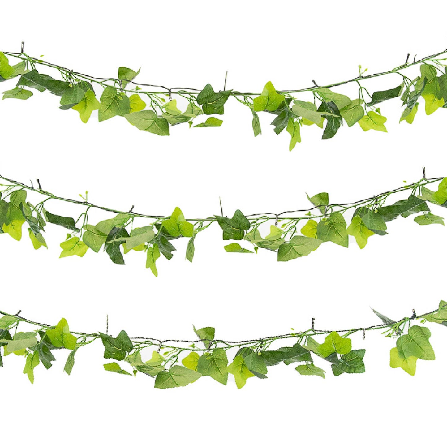 Solar Ivy Outdoor Garland String Lights