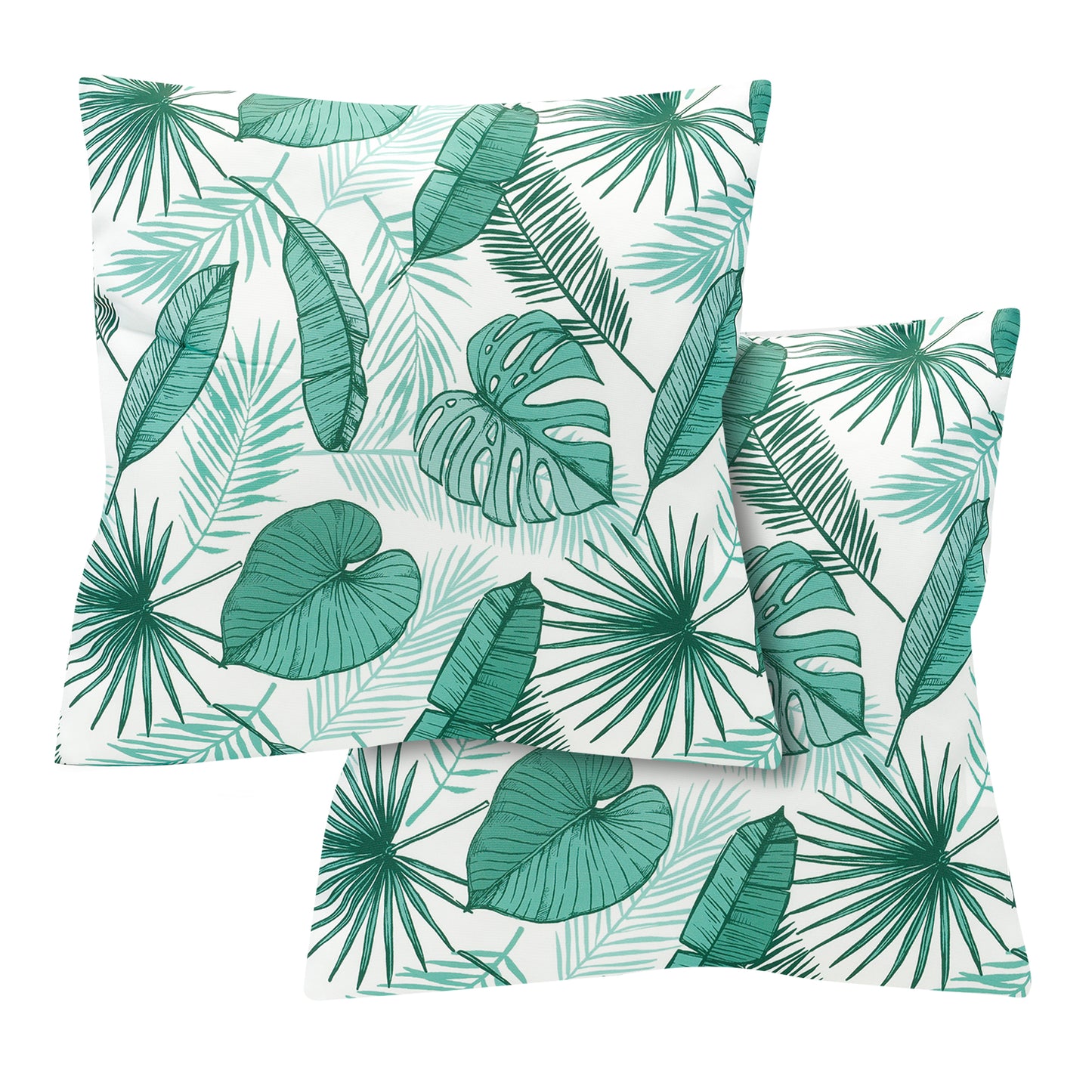 Outdoor Pair Of Scatter Cushions - Botanical