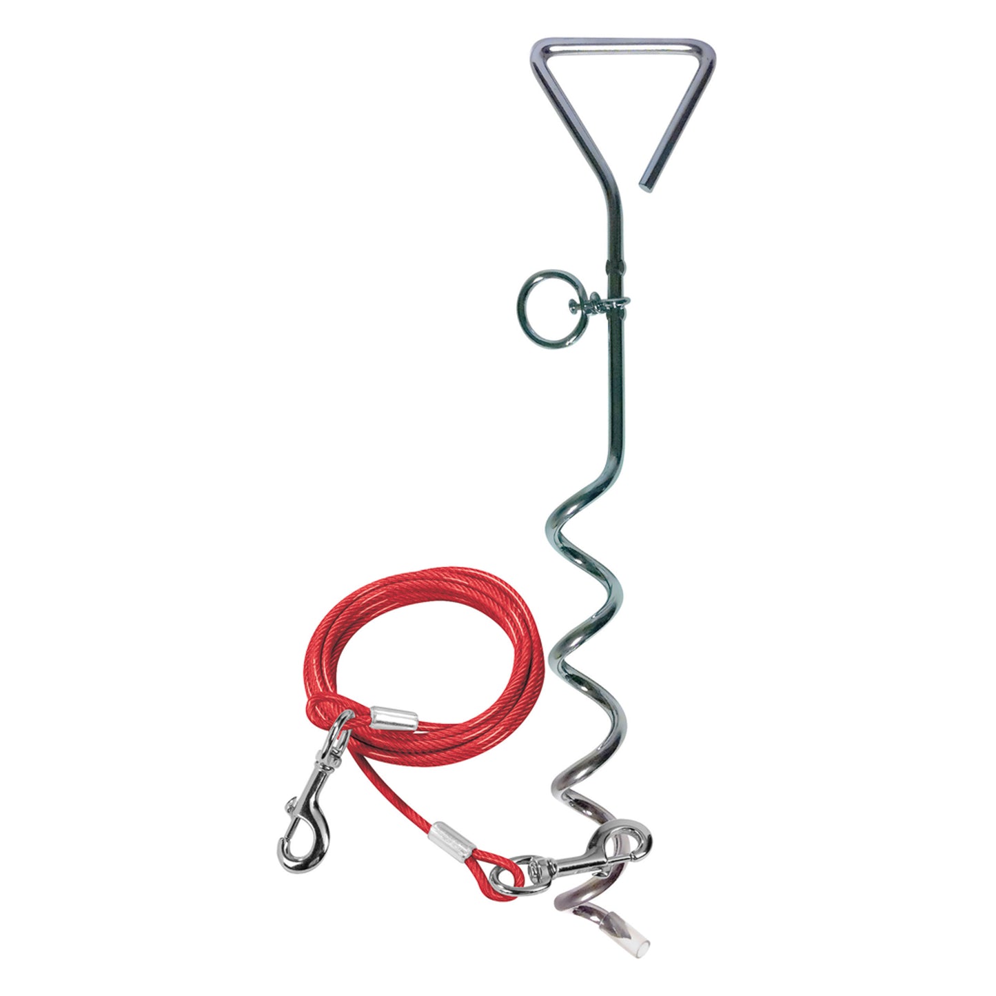 Dog Anchor/Screw Peg with Tether