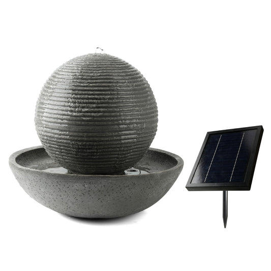 Solar Ball Water Feature With Battery Back-up