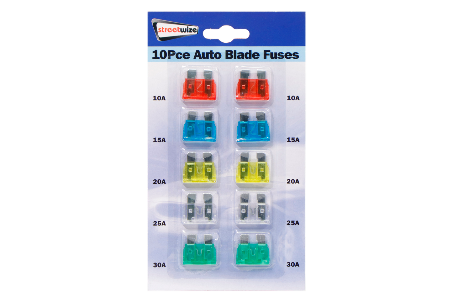 10 pce Fuse Set Standard Pack of 10