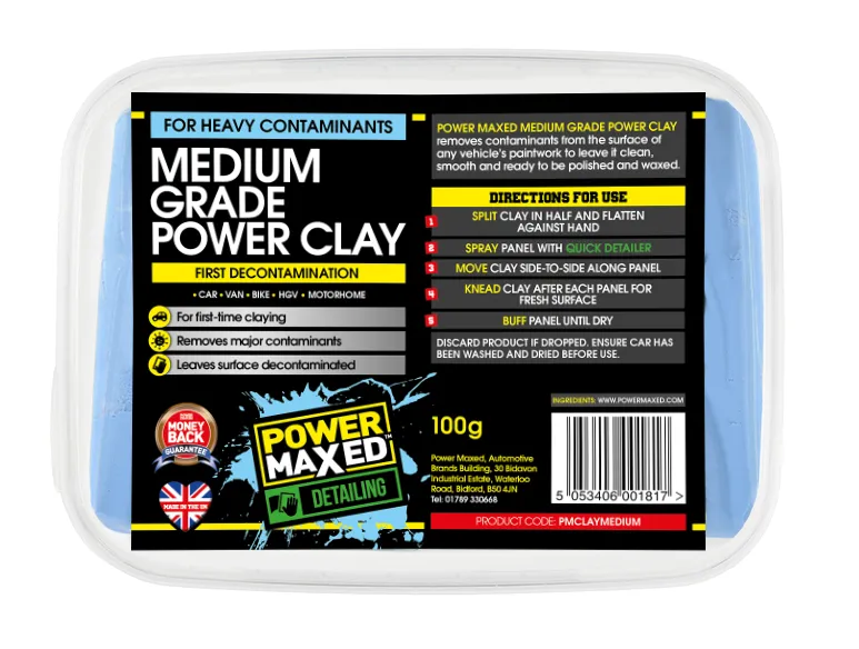 Power Maxed Clay Bars Fine/Medium Grade