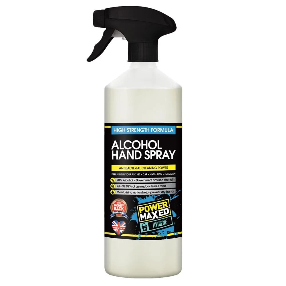 Power Maxed Alcohol Hand Sanitizing Spray 1L