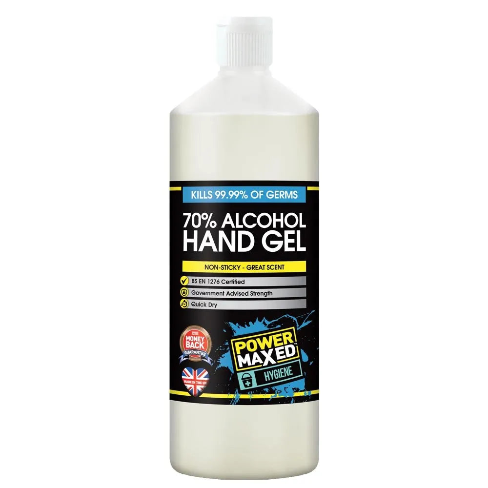 Power Maxed Alcohol Hand Sanitiser Gel – 1L