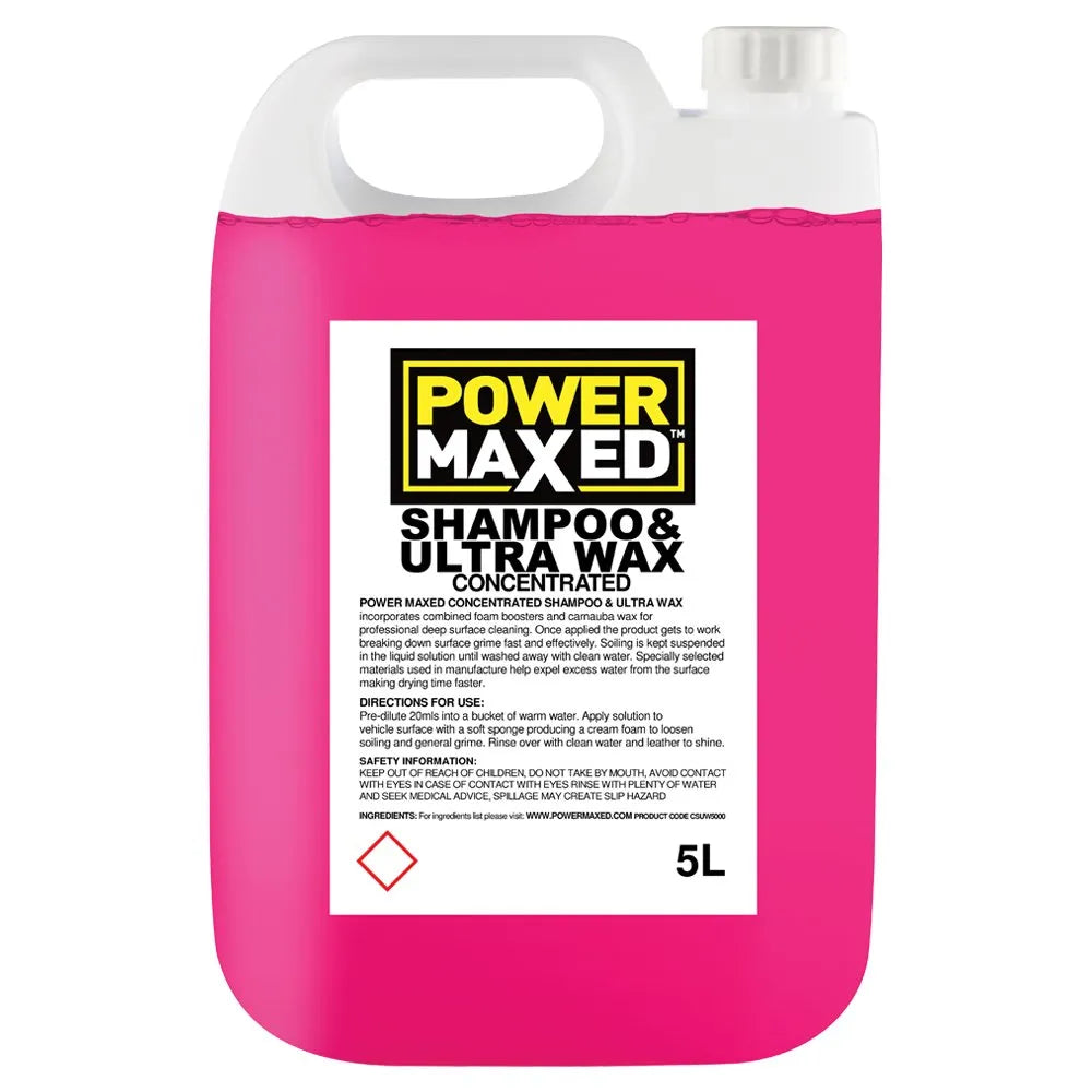 Power Maxed Car Shampoo & Ultra Wax