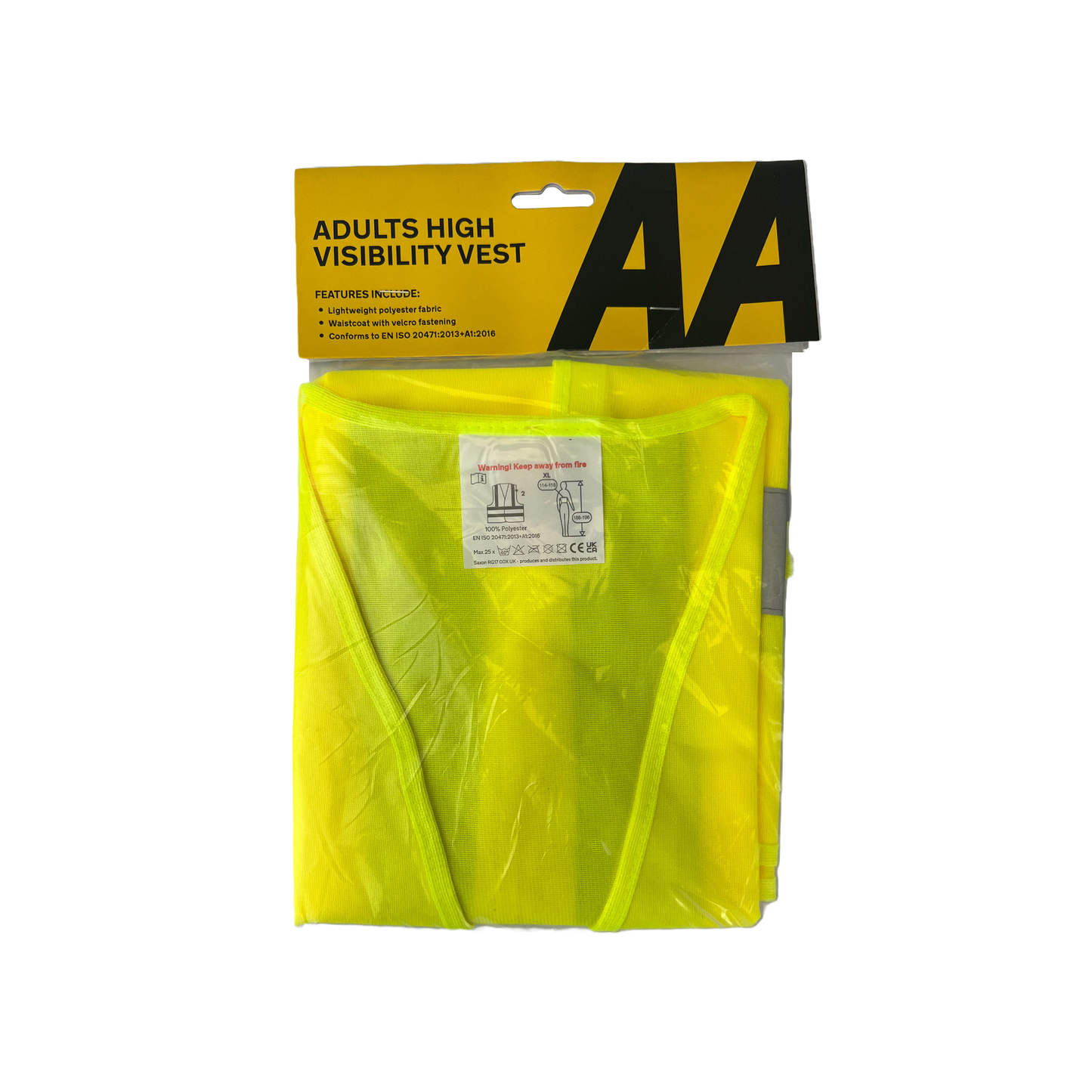 AA Adults’ High Visibility Vest