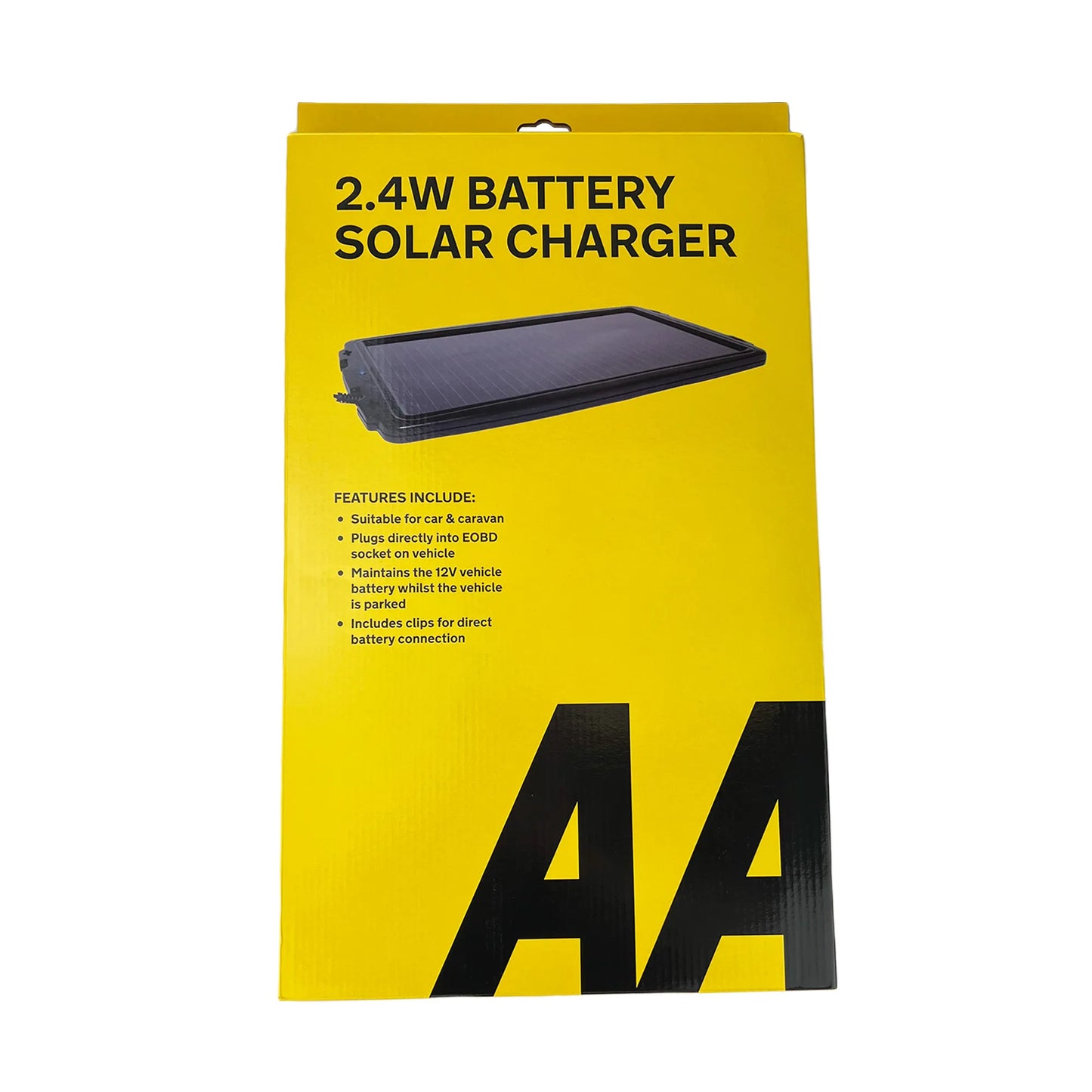 AA 2.4W Car & Caravan Solar Battery Charger